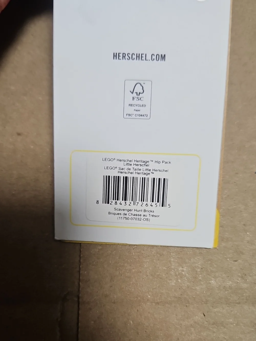 Herschel Supply Company lego herschel